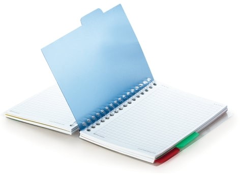 Блокнот МАЛЫЙ ФОРМАТ (115х152 мм) А6, 150 л., гребень сбоку, пластиковая обложка, 4 разделителя, клетка, BRAUBERG, "Кружево", 125389