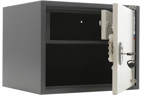 Шкаф металлический для документов AIKO "SL-32Т" ГРАФИТ, 320х420х350 мм, 11 кг, S10799030502