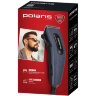 Машинка для стрижки волос POLARIS PHC 0954, 10 установок длины, 4 насадки, от сети, синяя, 34783