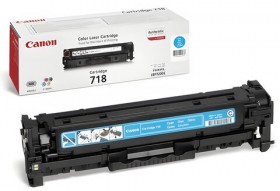 Картридж лазерный CANON (718C), LBP7200Cdn / MF8330Cdn / MF8350Cdn, голубой, ресурс 2900 страниц, оригинальный, 2661B002