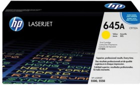 Картридж лазерный HP (C9732A) Color LaserJet 5500/5550, №645A, желтый, оригинальный, ресурс 12000 страниц