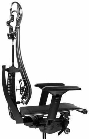 Кресло МЕТТА "YOGA" Y 4DF B2-5D, адаптивная спинка, 3D-подголовник, сверхпрочная сетка, черное