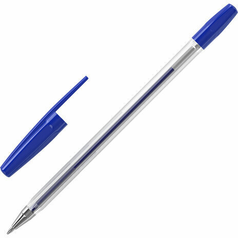 Ручки шариковые BRAUBERG "M-500", НАБОР 4 шт., СИНИЕ, узел 0,7 мм, линия письма 0,35 мм, 143453