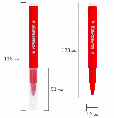 Фломастеры стираемые ЮНЛАНДИЯ "ЮНЫЙ ВОЛШЕБНИК", 7 цветов+1 стиратель, ударопрочный наконечник, вентилируемый колпачок, картон, 151651