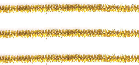 Проволока синельная для творчества "Блестящая", золотая, 30 шт., 0,6х30 см, ОСТРОВ СОКРОВИЩ, 661541