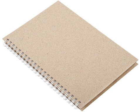 Скетчбук, белая бумага, 160 г/м2, плотная, 15х21 см, 60 л., гребень, твердая обложка, КРАФТ, BRAUBERG ART CLASSIC, 116365