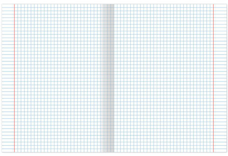 Тетрадь 24 л. BRAUBERG, клетка, обложка картон, ПОЛОСКИ, 401863