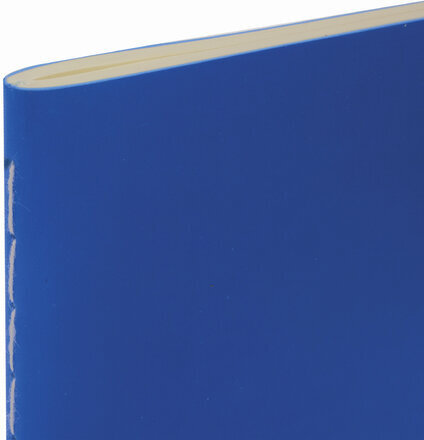 Тетрадь 48 л. в клетку обложка кожзам SoftTouch, сшивка, A5 (147х210мм), СИНИЙ, BRAUBERG RAINBOW, 403876