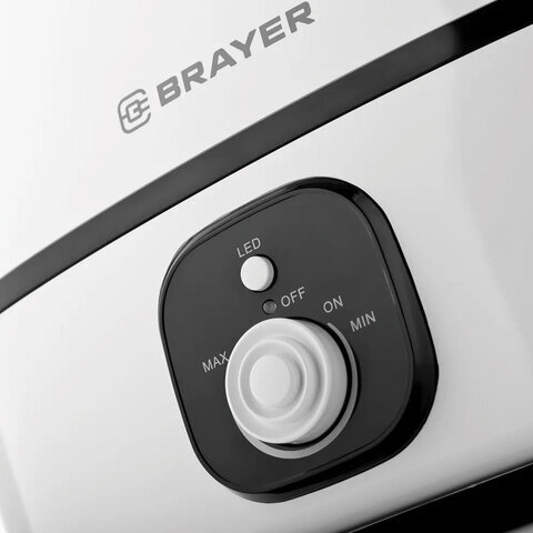Увлажнитель BRAYER BR4702, объем бака 6 л, 25 Вт, арома-контейнер, белый