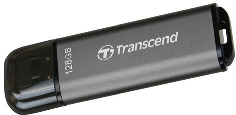 Флеш-диск 128GB TRANSCEND JetFlash 920, разъем USB 3.2, серый, TS128GJF920