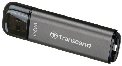 Флеш-диск 128GB TRANSCEND JetFlash 920, разъем USB 3.2, серый, TS128GJF920