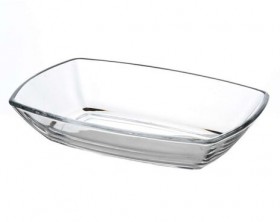 Блюдо, 120*180 мм, КОМПЛЕКТ 2 штуки, стекло, PASABAHCE &quot;ТОКИО&quot;, фирменная подарочная упаковка, 54942