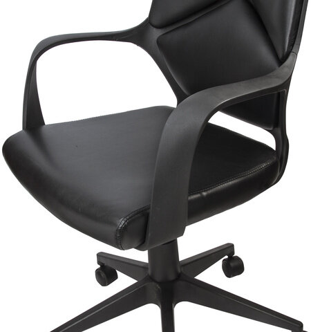 Кресло офисное BRABIX PREMIUM "Prime EX-515", экокожа, черное, 531569