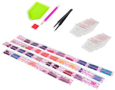 Картина стразами (алмазная мозаика) 40х50 см, ОСТРОВ СОКРОВИЩ "Небо Лондона", на подрамнике, 662592