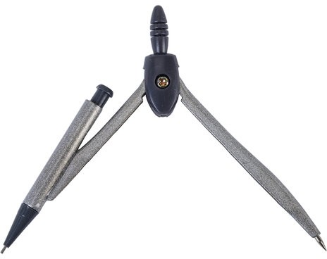 Готовальня ПИФАГОР 8 предметов: циркуль 120 мм, чертежные принадлежности, пластиковый пенал, 210860