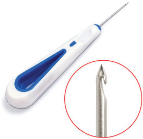 Шило канцелярское для сшивания документов, С КРЮЧКОМ, диаметр 2 мм, европодвес, STAFF, 235435