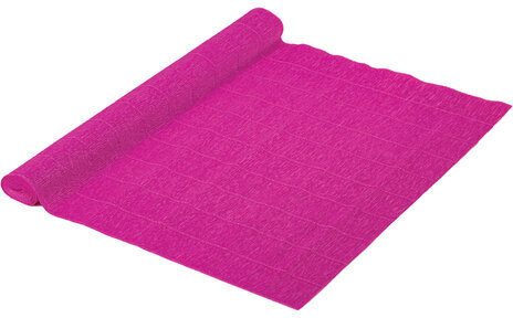 Бумага гофрированная/креповая (ИТАЛИЯ) 140 г/м2, 50х250 см, фуксия (971), BRAUBERG FIORE, 112583