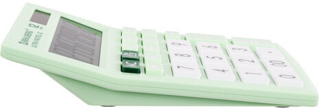 Калькулятор настольный BRAUBERG ULTRA PASTEL-12-LG (192x143 мм), 12 разрядов, двойное питание, МЯТНЫЙ, 250504
