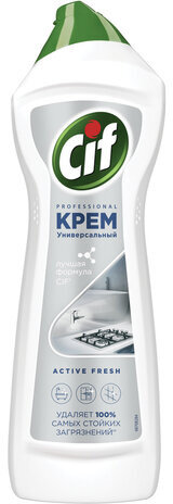 Чистящее средство крем 750 мл, CIF PROFESSIONAL "Active Fresh"