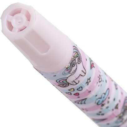 Ручка шариковая ЮНЛАНДИЯ "UNICORN", синяя, SOFT TOUCH покрытие, узел 0,7 мм, линия письма 0,35 мм, 143726