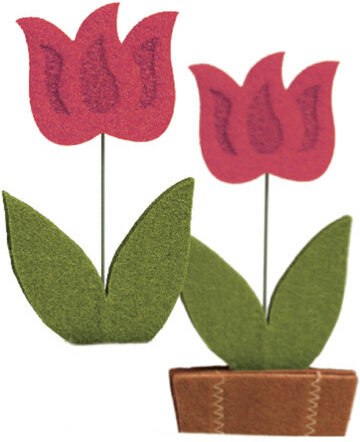 Цветной фетр для творчества, 400х600 мм, ОСТРОВ СОКРОВИЩ, 3 листа, толщина 4 мм, плотный, красный, 660658