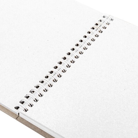 Скетчбук, белая бумага, 160 г/м2, плотная, 19х19 см, 60 л., гребень, твердая обложка, КРАФТ, BRAUBERG ART CLASSIC, 116366