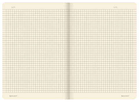 Тетрадь 40 л. в клетку обложка SoftTouch, бежевая бумага 70 г/м2, сшивка, А5 (147х210 мм), ЩЕНОЧКИ, BRAUBERG, 403777