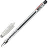 Ручка гелевая BRAUBERG "EXTRA", ЧЕРНАЯ, корпус прозрачный, узел 0,5 мм, линия 0,35 мм, 143900