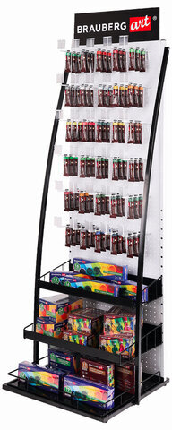 Крючки металлические для крепления масляных красок на стойке BRAUBERG ART, КОМПЛЕКТ 10 шт., 504999