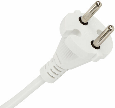 Удлинитель сетевой SONNEN U-135, 3 розетки, без заземления, 6 А, 5 м, белый, 511430