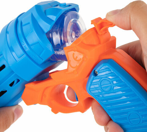 Мыльные пузыри Бластер Генератор "КОЛЬТ" с потайным баком, раствор 80 мл, BRAUBERG KIDS, 665149