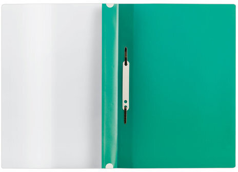 Скоросшиватель пластиковый с перфорацией BRAUBERG, А4, 140/180 мкм, зеленый, 226581