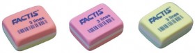 Ластик FACTIS 3 Lines (Испания), 30х24х13 мм, цвет ассорти, прямоугольный, CPF3LINES