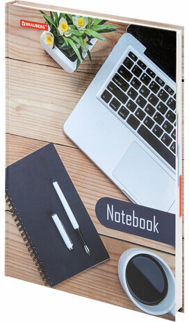 Блокнот БОЛЬШОЙ ФОРМАТ (215х295 мм) А4, 160 л., твердый, клетка, блок 5 цветов, BRAUBERG, &quot;Офис&quot;, 111590