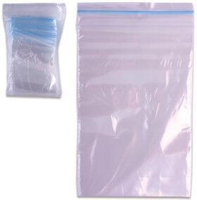 Пакеты с замком &quot;зиплок&quot; (гриппер), комплект 100 шт., 150х200 мм, ПВД, 35 мкм, PEZ011P