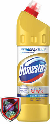 Средство для уборки туалета 1 л, DOMESTOS (Доместос) &quot;Ультра Блеск&quot;, гель, 67068933
