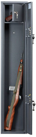 Сейф оружейный AIKO &quot;Чирок 1318&quot;, 1300х263х183 мм, 10 кг, на 1 ствол, 2 ключевых замка, трейзер
