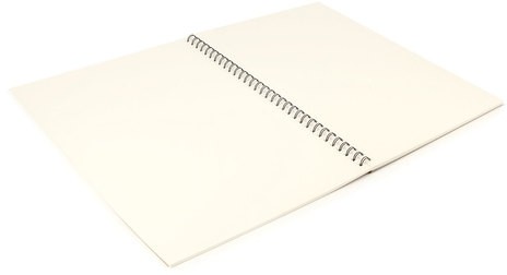 Скетчбук, слоновая кость 150 г/м2, 297х420 мм, 30 л., гребень, BRAUBERG ART CLASSIC, 128946