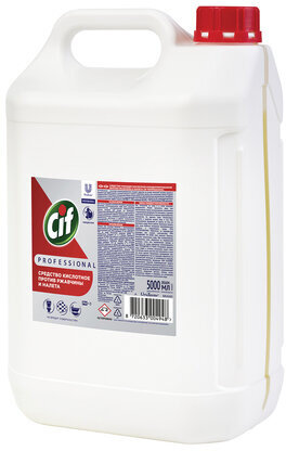 Средство для удаления ржавчины и известкового налета 5 л, CIF PROFESSIONAL, кислотное