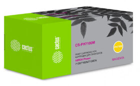 Тонер-картридж CACTUS (CS-PH7100M) для XEROX Phaser 7100, пурпурный, ресурс 4500 стр.