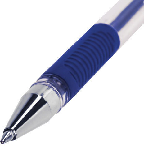 Ручка шариковая с грипом BRAUBERG "X-Writer", СИНЯЯ, узел 0,7 мм, линия письма 0,35 мм, 142403