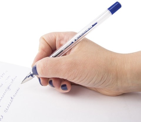Ручка шариковая с грипом BRAUBERG "X-Writer", СИНЯЯ, узел 0,7 мм, линия письма 0,35 мм, 142403