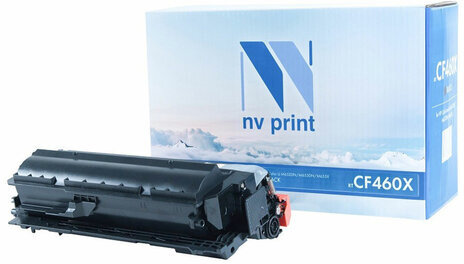 Картридж лазерный NV PRINT (NV-CF460X) HP Color Laser Jet M652/M653, черный, ресурс 27000 страниц, NV-CF460XBK