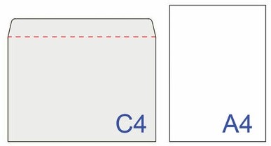 Конверты С4 (229х324 мм), клей, "Куда-Кому", 90 г/м2, КОМПЛЕКТ 50 шт., внутренняя запечатка, STAFF, 116570