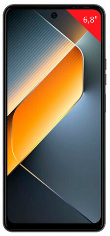 Смартфон TECNO POVA 6 NEO, 2 SIM, 6,8", 4G, 60/8 Мп, 8/128 ГБ, черный, пластик, TCN-LI6.8.128.SPB