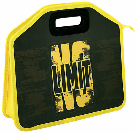 Папка-сумка ЮНЛАНДИЯ, 1 отделение, фетровые ручки, 34х30х11 см, No limit, 272206