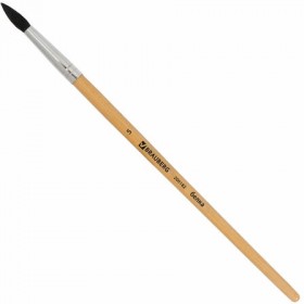 Кисть BRAUBERG, белка, круглая, № 5, 200182