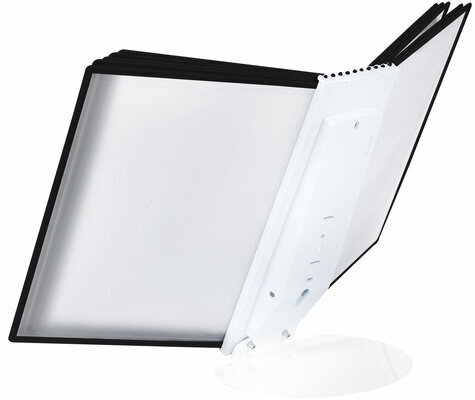 Демосистема настольная/настенная на 10 панелей, с 10 черными панелями А4, STAFF "Profit", 238218