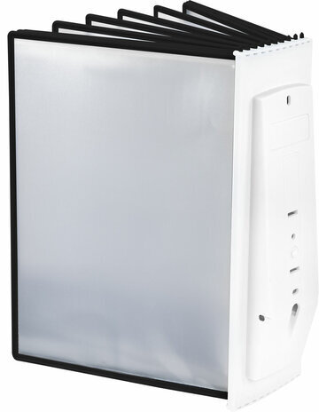 Демосистема настольная/настенная на 10 панелей, с 10 черными панелями А4, STAFF "Profit", 238218