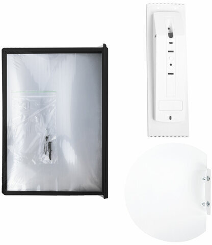 Демосистема настольная/настенная на 10 панелей, с 10 черными панелями А4, STAFF "Profit", 238218